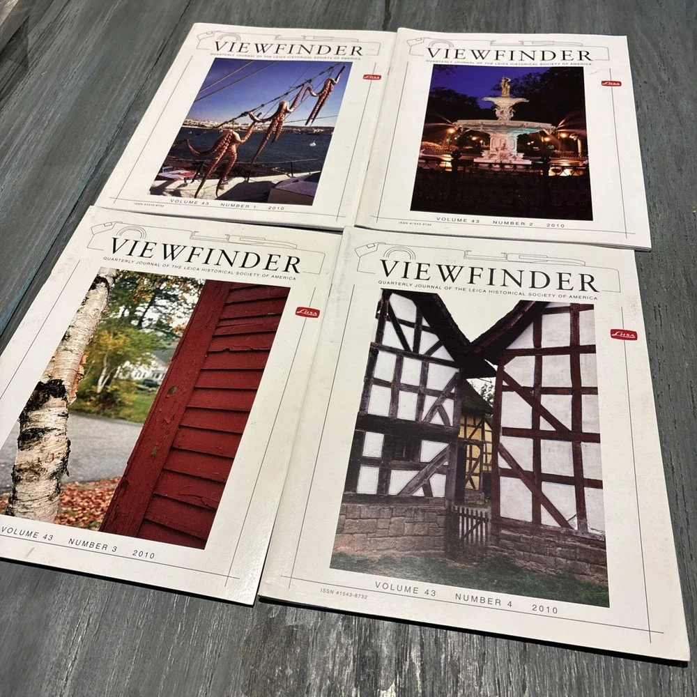 2010 V43 1-4 ~ Viewfinder Leica Quarterly Journals (LHSA) - Rare!